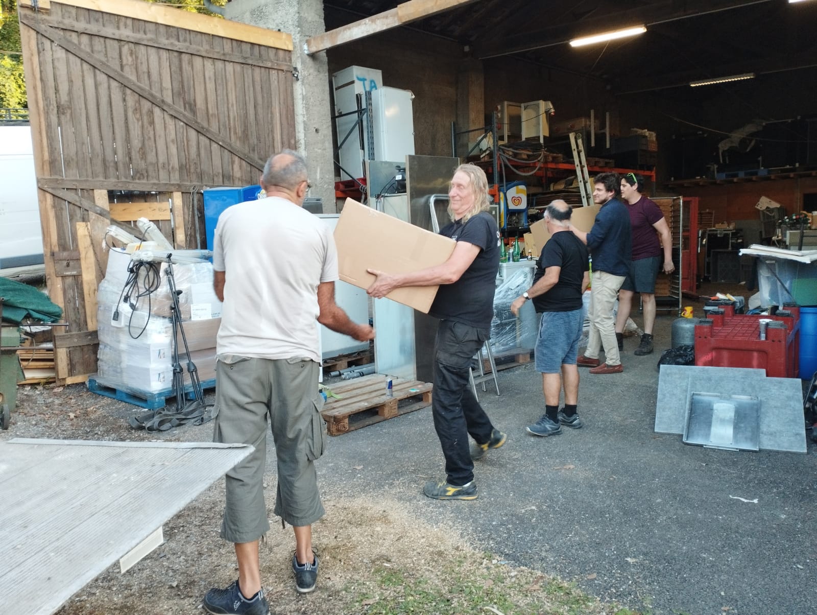 Le bar de la guinguette